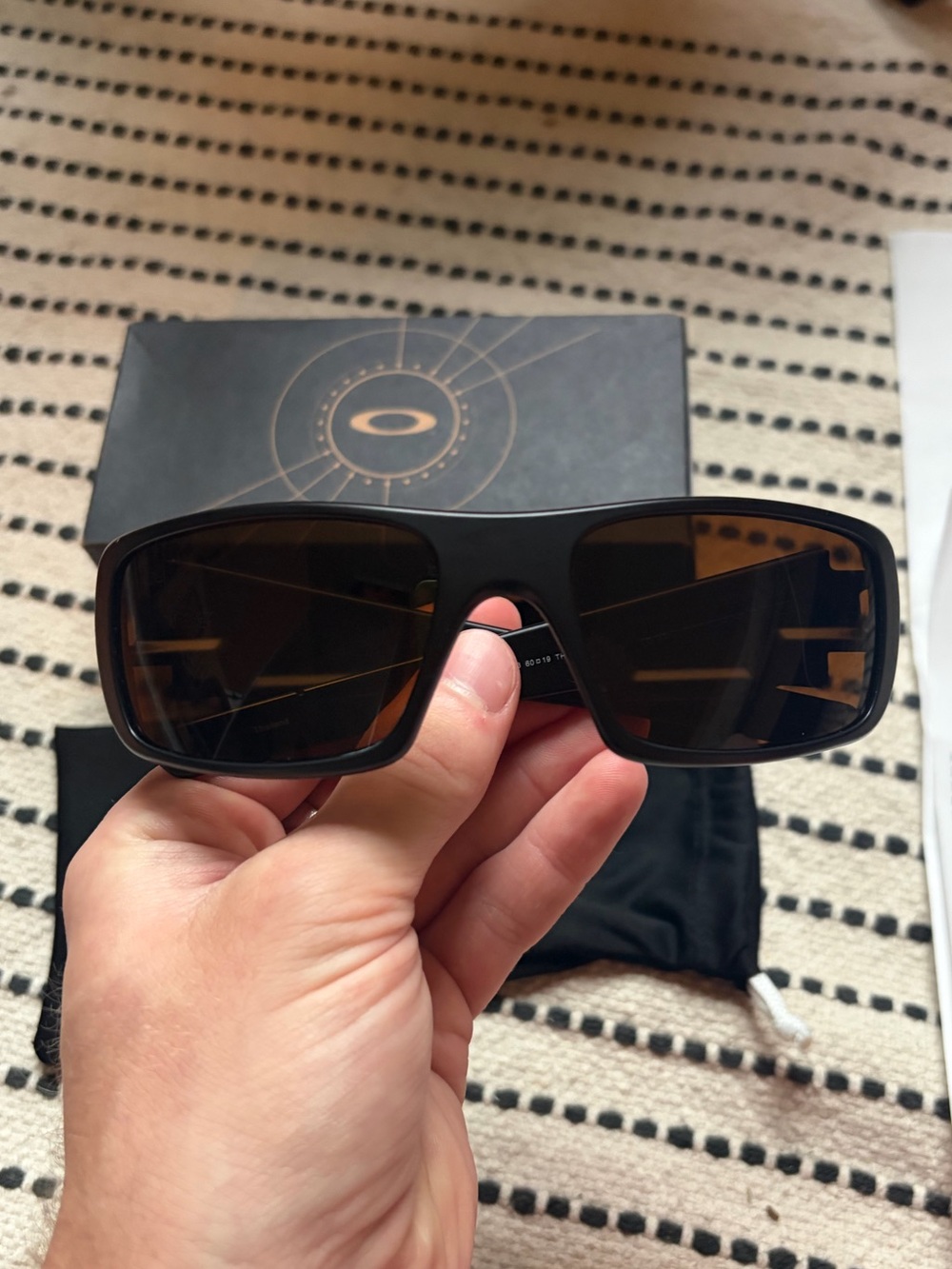 Oakley NWT Crankshaft Sunglasses - Black / Bronze